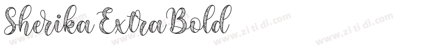 Sherika ExtraBold字体转换